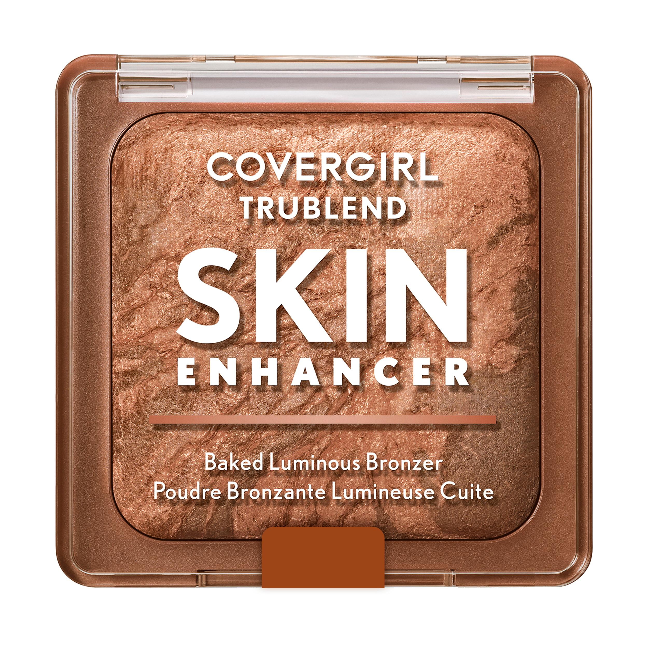 COVERGIRL TruBlend Skin Enhancer Baked Luminous Bronzer, 320 Caramel Truffle, 0.28oz