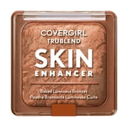 COVERGIRL TruBlend Skin Enhancer Baked Luminous Bronzer, 320 Caramel Truffle, 0.28oz