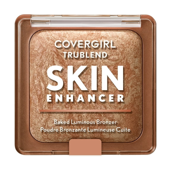 COVERGIRL TruBlend Skin Enhancer Baked Luminous Bronzer, 300 Honey Bun, 0.28oz