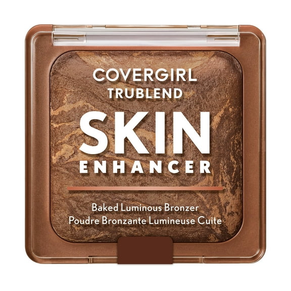 COVERGIRL TruBlend Skin Enhancer Baked Luminous Bronzer, 330 Sweet Espresso, 0.28oz