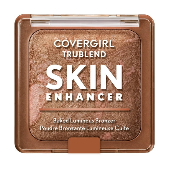 COVERGIRL TruBlend Skin Enhancer Baked Luminous Bronzer, 310 Toasted Butterscotch, 0.28oz