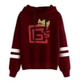 thumbnail image 1 of CG5 Lonely King Logo Pullover Hoodies Pocketless Parallel Bars Sleeve Streetwear Sweatshirts, 1 of 6