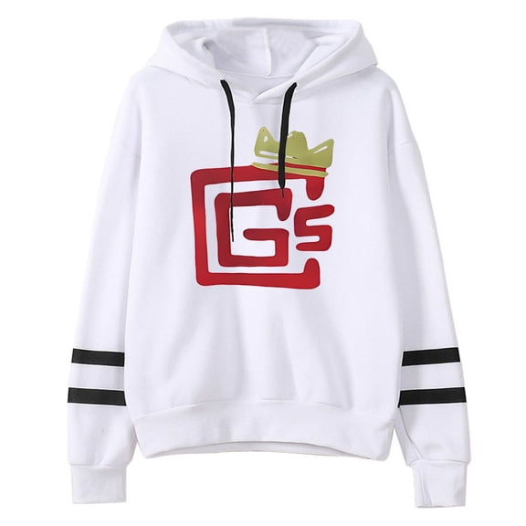 CG5 Lonely King Logo Pullover Hoodies Pocketless Parallel Bars Sleeve Streetwear Sweatshirts