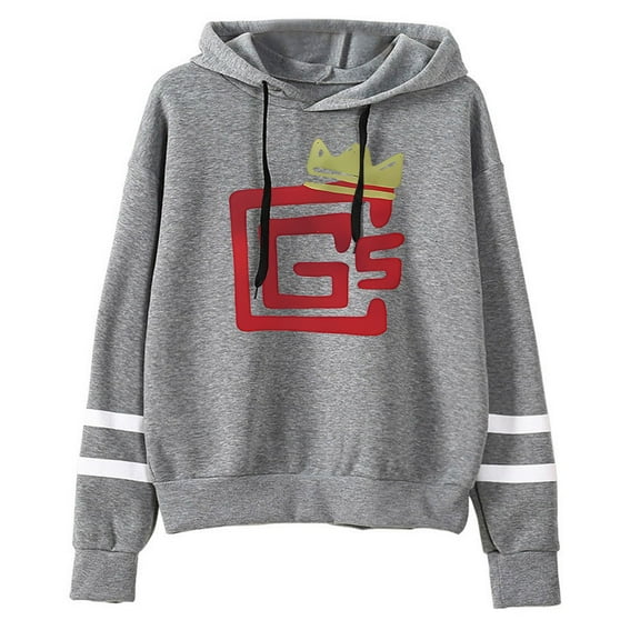 CG5 Lonely King Logo Pullover Hoodies Pocketless Parallel Bars Sleeve Streetwear Sweatshirts