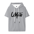 thumbnail image 1 of CG5 Merch Project UMove Hooded T-shirt Women Men Short Sleeve Tee Casual Fashion Tops, 1 of 3