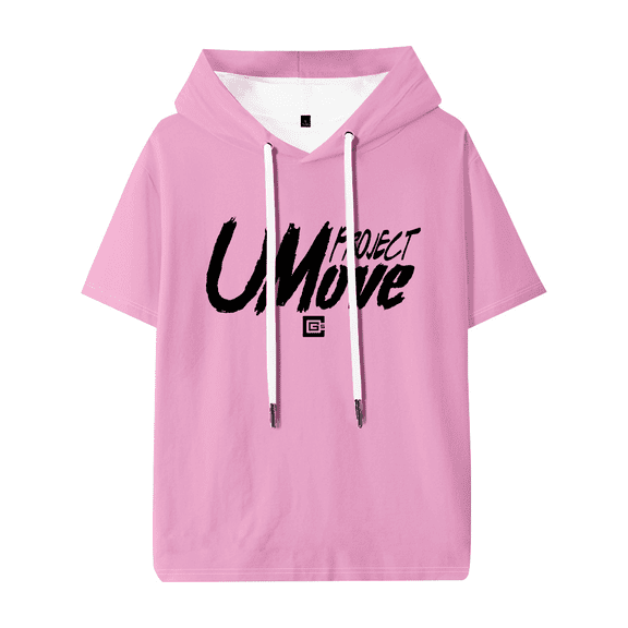 CG5 Merch Project UMove Hooded T-shirt Women Men Short Sleeve Tee Casual Fashion Tops