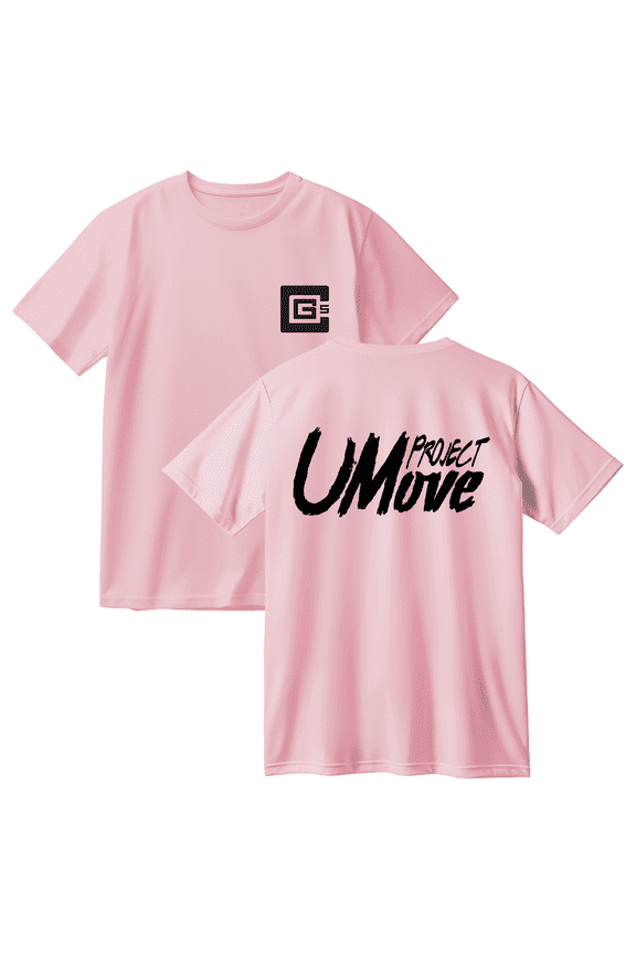 CG5 Project U Move Cotton T-shirt Women Men Short Sleeve Crewneck Casual Streetwear Tee