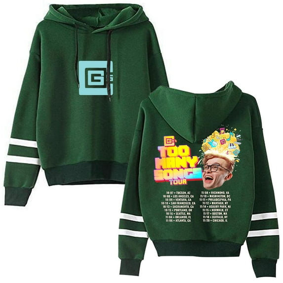 CG5 Too Many Songs Tour Hoodie Casual Pocketless Long Sleeve Sweatshirt Unisex Pullover Clothes