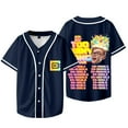 thumbnail image 1 of CG5 Too Many Songs Tour Merch Baseball Jacket Cosplay Unisex V-neck Short Sleeve T-Shirts, 1 of 5