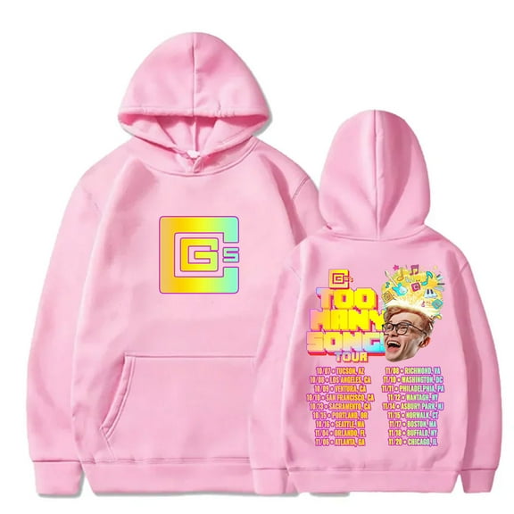 CG5 Too Many Songs Tour Merch Hoodies Cosplay Women Men Fashion Long Sleeve Sweatshirts
