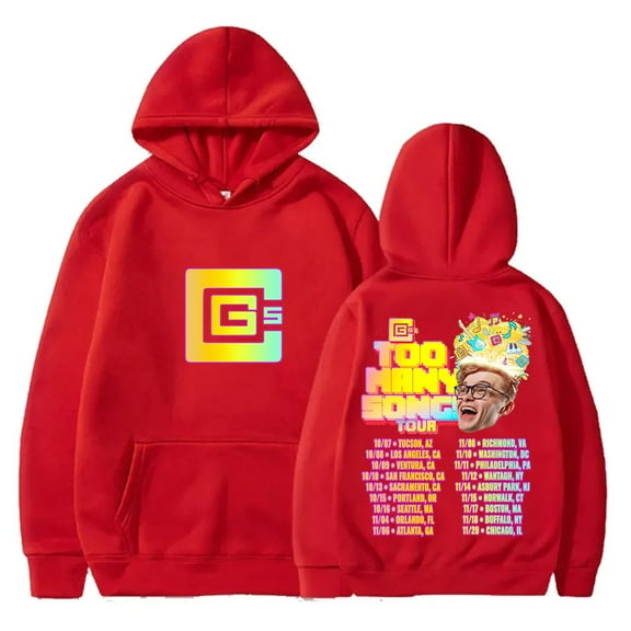 CG5 Too Many Songs Tour Merch Hoodies Cosplay Women Men Fashion Long Sleeve Sweatshirts