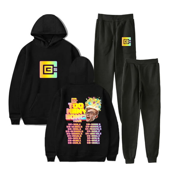 CG5 Too Many Songs Tour Merch Hoodies Jogger Pants Cosplay Women Men Streetwear Set