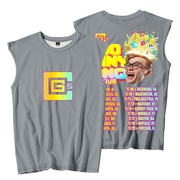 CG5 Too Many Songs Tour Merch Sleeveless T-Shirts Tank Tops Women Men Streetwear Tee