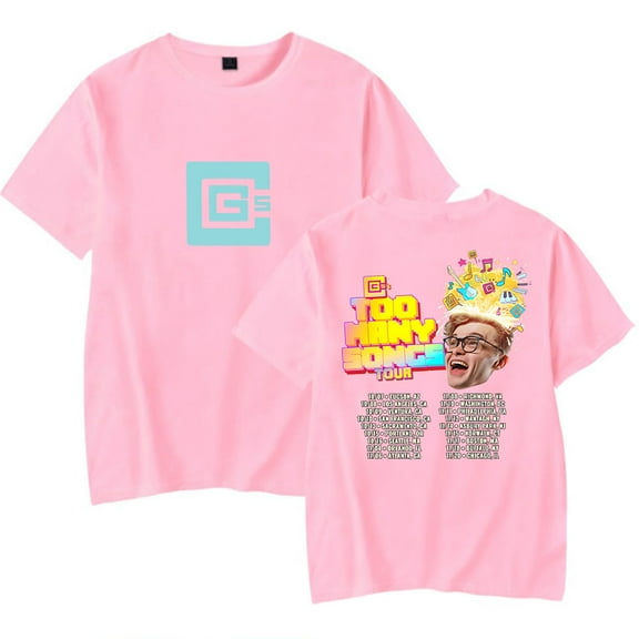 CG5 Too Many Songs Tour Tee Unisex Round Neck Short Sleeve T-shirt Casual Streetwear Tops