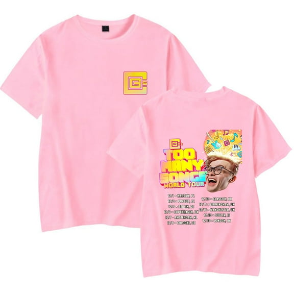 CG5 Too Many Songs Tour World Tour 2025 T-Shirt For Women/Men Unisex Short Sleeve Tshirt Tee Streetwear