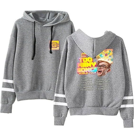 CG5 Too Many Songs World Tour 2025 Hoodies Merch For Men/Women Unisex Long Sleeve Pullover Streetwear