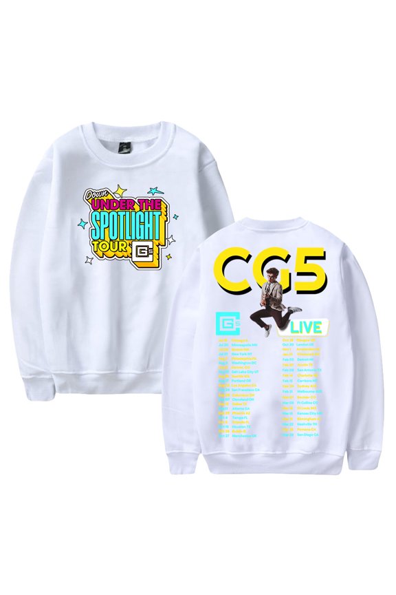 CG5 Under The Spotlight Tour 2025 Crewneck Long Sleeve Streetwear Women Men Sweatshirt