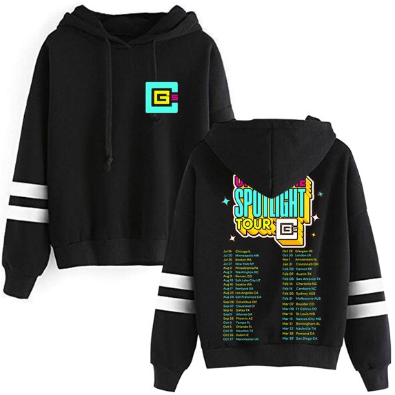 CG5 Under The Spotlight Tour Logo Merch Pocketless Parallel Bars Sleeve Streetwear Pullovers
