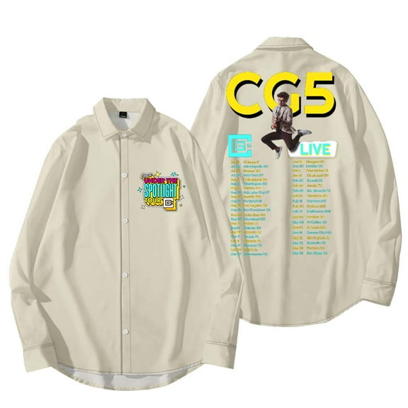 CG5 Under The Spotlight Tour Long Sleeve Shirt Women Men Casual Streetwear Clothes