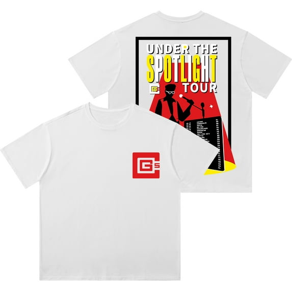 CG5 Under The Spotlight Tour Merch Cotton T-Shirts Cosplay Unisex Fashion Short Sleeve Wash Tee