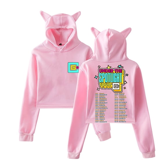 CG5 Under The Spotlight Tour Merch Pullover Female Cat Ears Hoodie Long Sleeve Top Women's Clothes