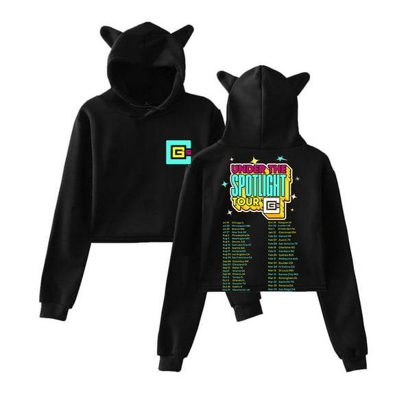 CG5 Under The Spotlight Tour Merch Pullover Female Cat Ears Hoodie Long Sleeve Top Women's Clothes