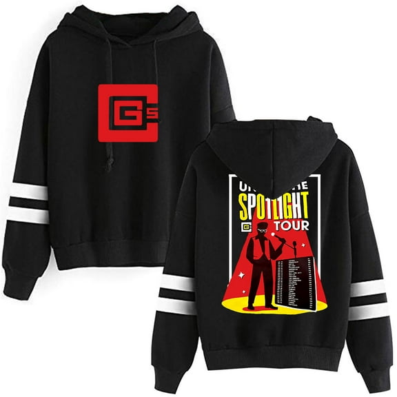 CG5 Under The Spotlight Tour Pullover Hoodies Pocketless Parallel Bars Sleeve Streetwear
