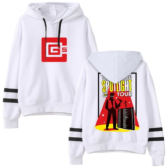 CG5 Under The Spotlight Tour Pullover Hoodies Pocketless Parallel Bars Sleeve Streetwear