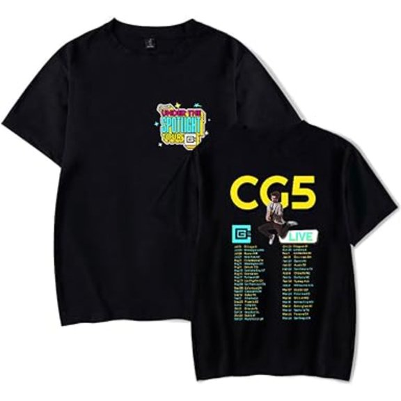 CG5 Under The Spotlight Tour T-Shirt Women Men Casual Crewneck Short Sleeve Fashion Tee