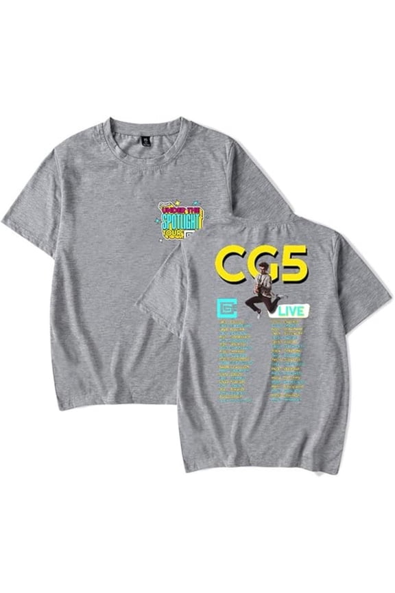 CG5 Under The Spotlight Tour T-Shirt Women Men Casual Crewneck Short Sleeve Fashion Tee