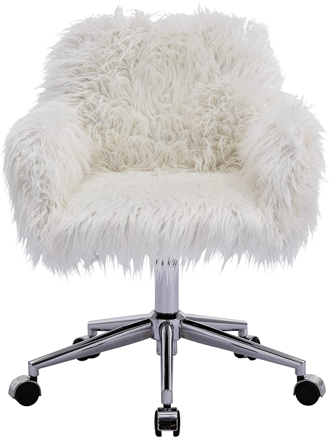 Furry desk chair cover hotsell