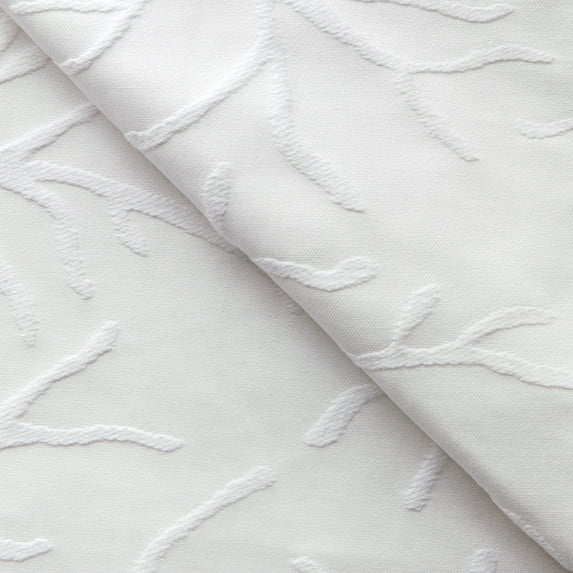 CGG Home Fashions Coral Glory Elegant Modern Textured Coverlet White Full