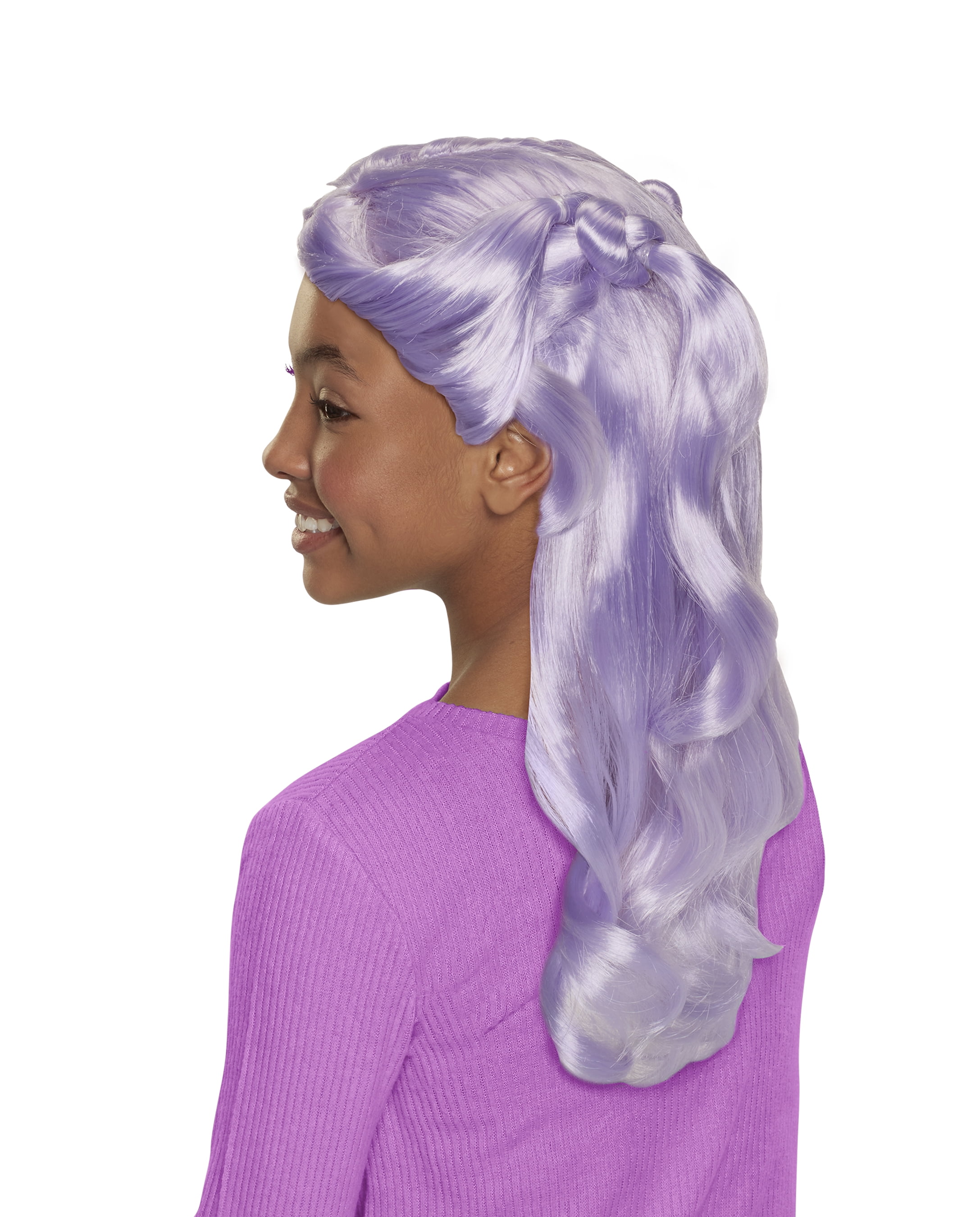 CGH Cute Girls Hairstyles Style & Wear Wig - Purple Wavy Hair
