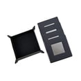 thumbnail image 1 of CGI 5 Piece Black Coaster Set, 3 1/2", Square, 1 of 2