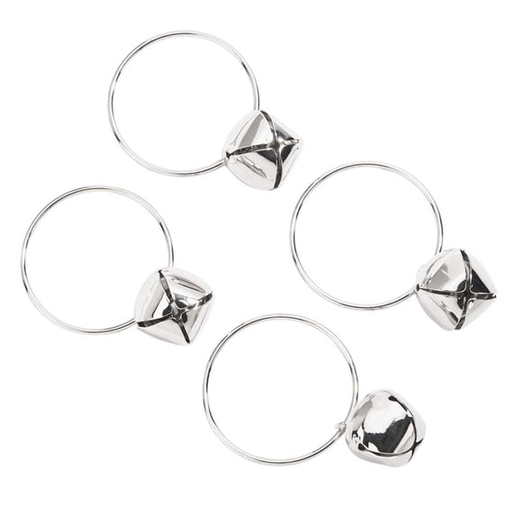 CGI Jingle Bell Napkin Rings, Set of 4.