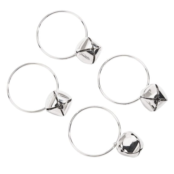 CGI Jingle Bell Napkin Rings, Set of 4.