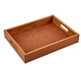 thumbnail image 1 of CGI Leatherette Tray, Caramel 2.5 x 12 x 16.., 1 of 2