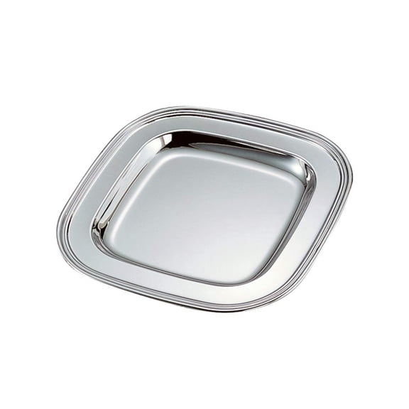 CGI Square Tray, Nickel Plated