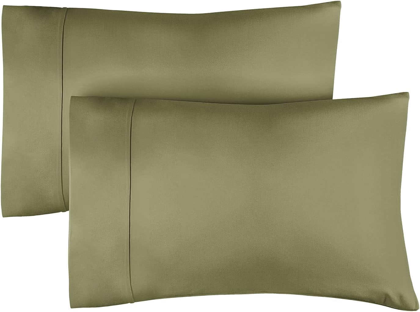 CGK Linens 100% Cotton 400 Thread Count Pillowcases Set of 2 - King ...