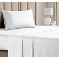 thumbnail image 1 of CGK Linens 3-Piece Ultra Soft & Comfy Hotel Luxury Sheet Set - Twin XL Size Cooling Bed Sheet Fits 8"-16" Mattresses, White, 1 of 7