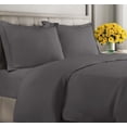thumbnail image 1 of CGK Linens 3-Piece Premium Duvet Cover Set - King Size Soft Comforter Cover With Zipper & Matching Pillowcases, Dark Grey, 1 of 7