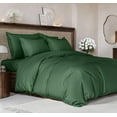 thumbnail image 1 of CGK Linens 3-Piece Premium Duvet Cover Set - King Size Soft Comforter Cover With Zipper & Matching Pillowcases, Emerald Green, 1 of 7