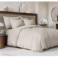 thumbnail image 1 of CGK Linens 3-Piece Premium Duvet Cover Set - Queen Size Soft Comforter Cover With Zipper & Matching Pillowcases, Light Grey, 1 of 7