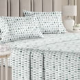 thumbnail image 1 of CGK Linens 4-Piece Christmas Holiday Sheet Set - Full Size Xmas Winter Bedding With Vibrant Festive Patterns, Christmas Trees Green, 1 of 6