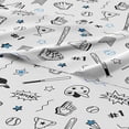 thumbnail image 1 of CGK Linens 4-Piece Cute & Cozy Kids Sheet Set - Queen Size Kids Bedding With Vibrant Designs For Boys, Girls, Teens, Toddler, Baseball Blue, 1 of 7