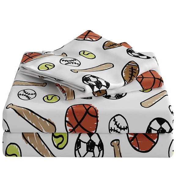 CGK Linens 4-Piece Cute & Cozy Kids Sheet Set - Queen Size Kids Bedding With Vibrant Designs For Boys, Girls, Teens, Toddler, Sports