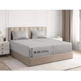 thumbnail image 1 of CGK Linens 5-Piece Extra Deep Pocket Sheet Set - Split King Size Breathable & Cooling Bed Sheets Fits 18"-24" Mattresses, Light Gray, 1 of 7