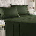 thumbnail image 1 of CGK Linens 4-Piece Ultra Soft & Comfy Hotel Luxury Sheet Set - Queen Size Cooling Bed Sheet Fits 8"-16" Mattresses, Emerald Green, 1 of 7