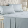 thumbnail image 1 of CGK Linens 4-Piece Ultra Soft & Comfy Hotel Luxury Sheet Set - Queen Size Cooling Bed Sheet Fits 8"-16" Mattresses, Sky Blue, 1 of 7