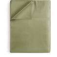 thumbnail image 1 of CGK Linens 400 Thread Count Single Flat Sheet Only - Full Size Soft 100% Cotton Sateen Top Sheet, Sage Green, 1 of 6
